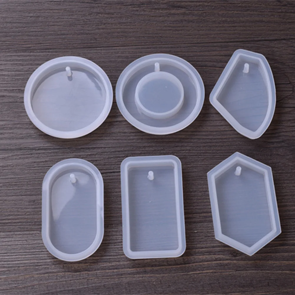 

Pendant Mold Jewellery Retangular Resin with Hanging Hole Silicone Jewelry Casting