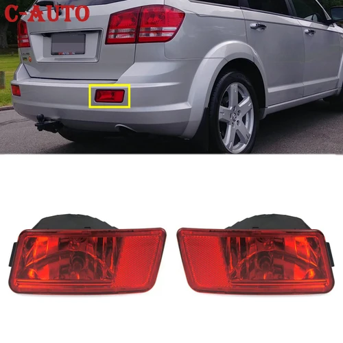Luces antiniebla de freno de parachoques trasero para coche, Reflector de parachoques trasero, luz de freno de estacionamiento, 05178273, 05178272, para Dodge Journey 2009-2011
