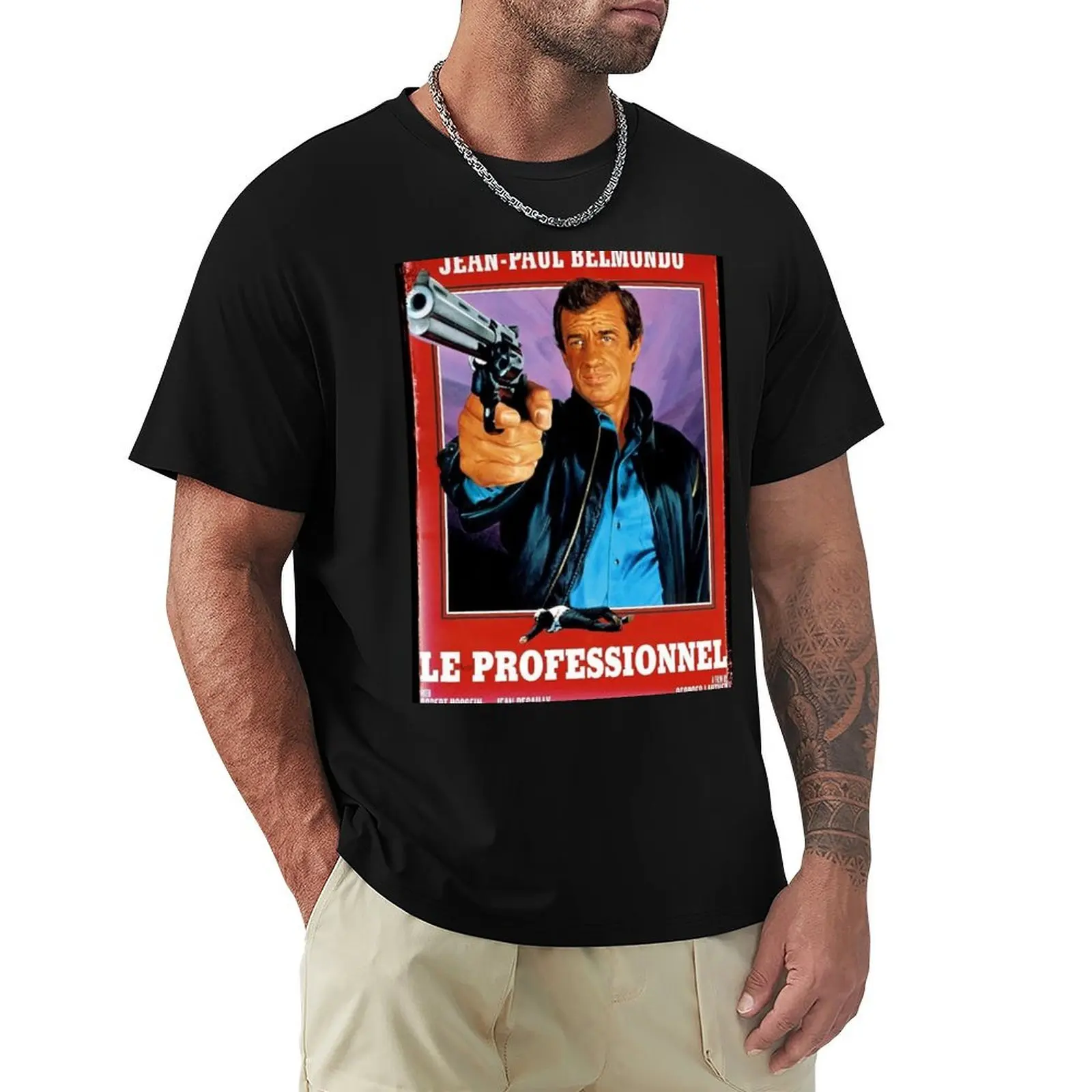 BELMONDO LE PROFESSIONEL T-Shirt Relaxed Casual Short Sleeve Tee