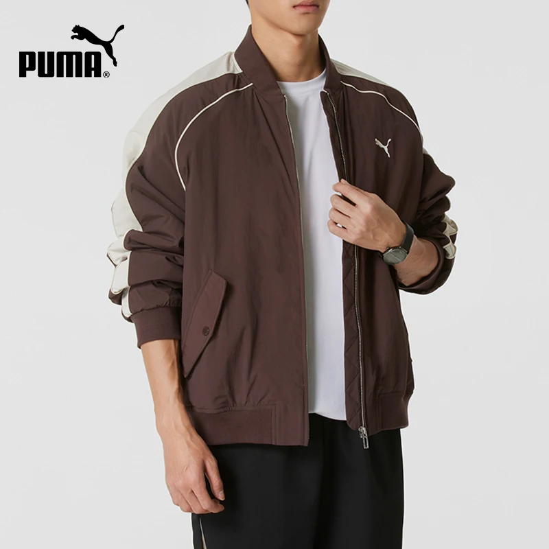 Puma genuine T7Bomber windproof cotton jacket, men's and women's zipper casual jacket 636859-13