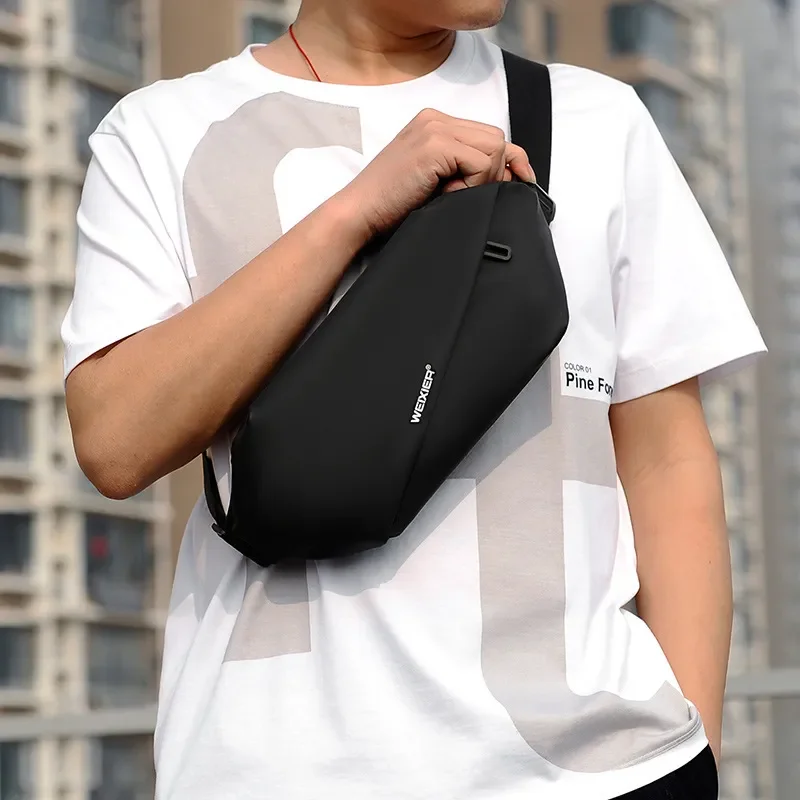 

Men's Waist Bag Waterproof Hip Sack Belly Chest Bags for Man 2023 Fanny Pack Fashion Travel Phone Banana Male Bum Belt Pouch