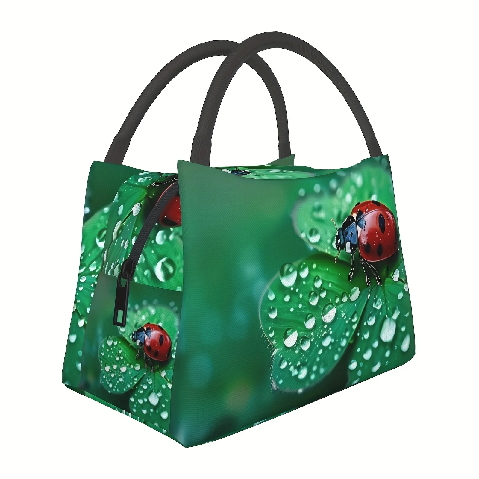 

1pcs Leaf, Ladybug Pattern, Suitable for Home, Restaurant, Office, Construction Site And Outdoor, Unisex Portable Reusable