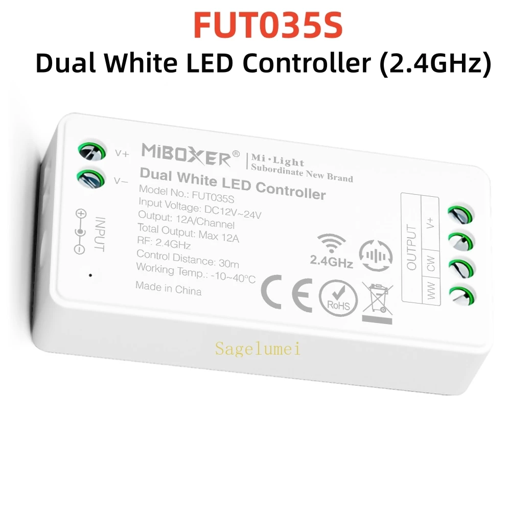 MiBoxer LED Controller FUT035S FUT036S FUT037S FUT038S FUT039S per CCT /Single Color /RGB /RGBW/RGB + CCT Strip Light DC12V ~ 24V