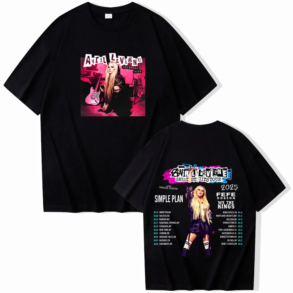 Avril Lavigne Greatest Hits Tour 2025 Shirt Avril Lavigne Hell Yeah The Princess Shirt Graphic Tees Shirts Gift