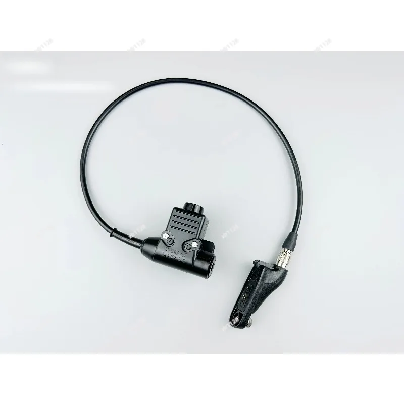 ASU94 PTT Silver Quick Release Connector Round Button Compatible APX Interface