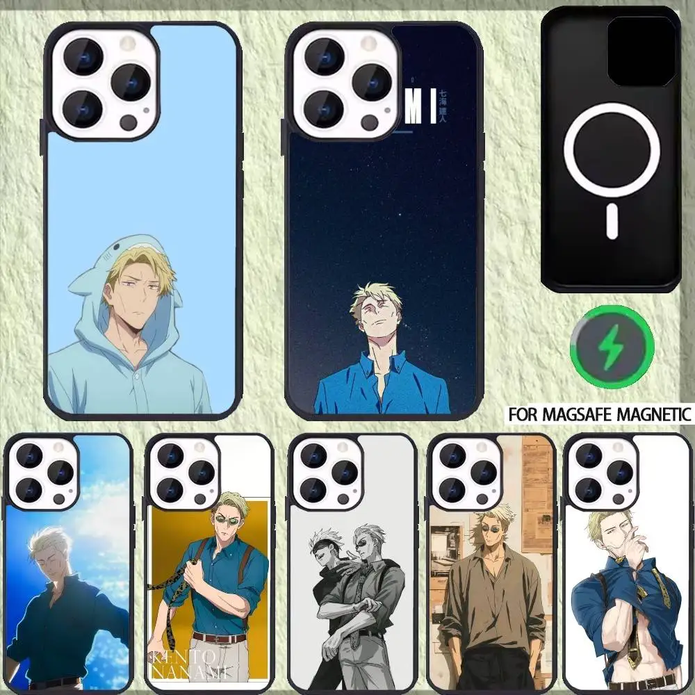 

Anime Kento Nanami Phone Case For iPhone 17,16,15,14,13,12,Plus,Pro,Max For Magsafe Magnetic Wireless Charge
