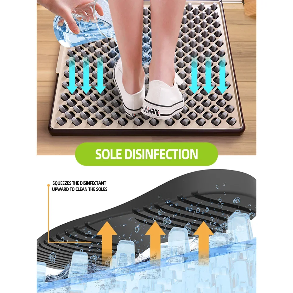 Doorway Disinfectant Floor Mats Shoe Soles Cleaner God Dust Kitchen Bathroom Lazy Living Room Balcony Floor Mats