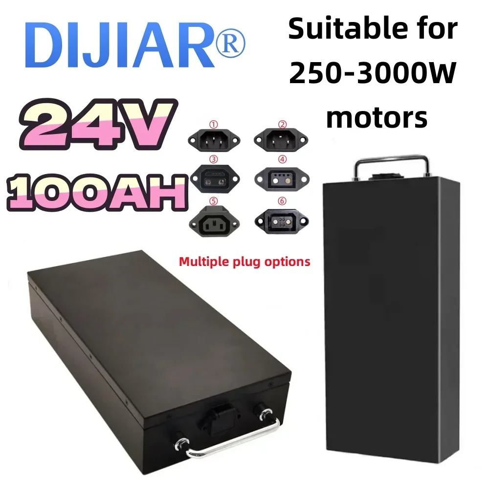 

Air rapid transportation, 18650 lithium battery, 24V20-100AH, full capacity battery pack, suitable for 250-3000W motors