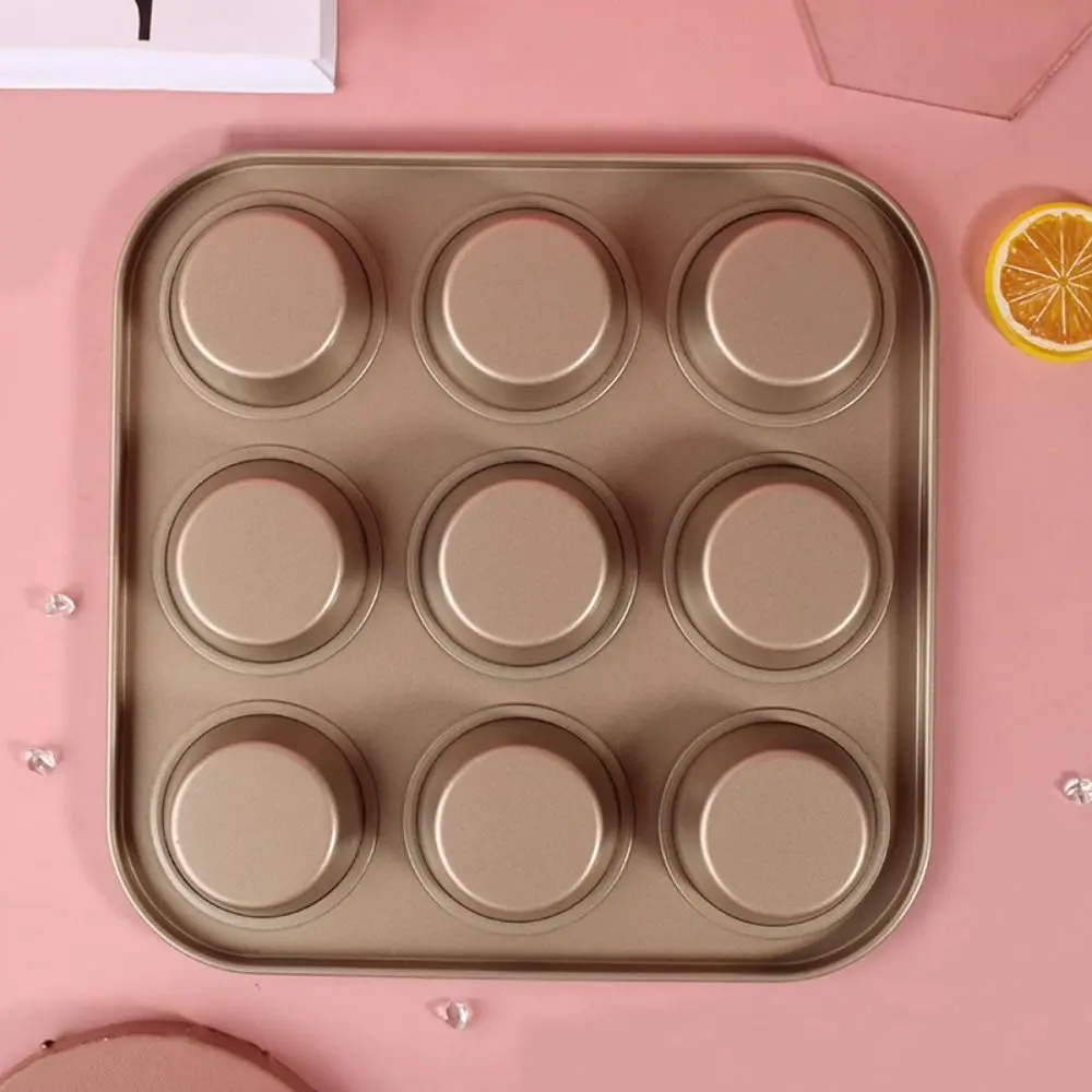 

4/6/9/12 Cavity Small Muffin Pan DIY Rectangular Muffin Dessert Tray Easy Release Non-stick Cupcake Baking Mould