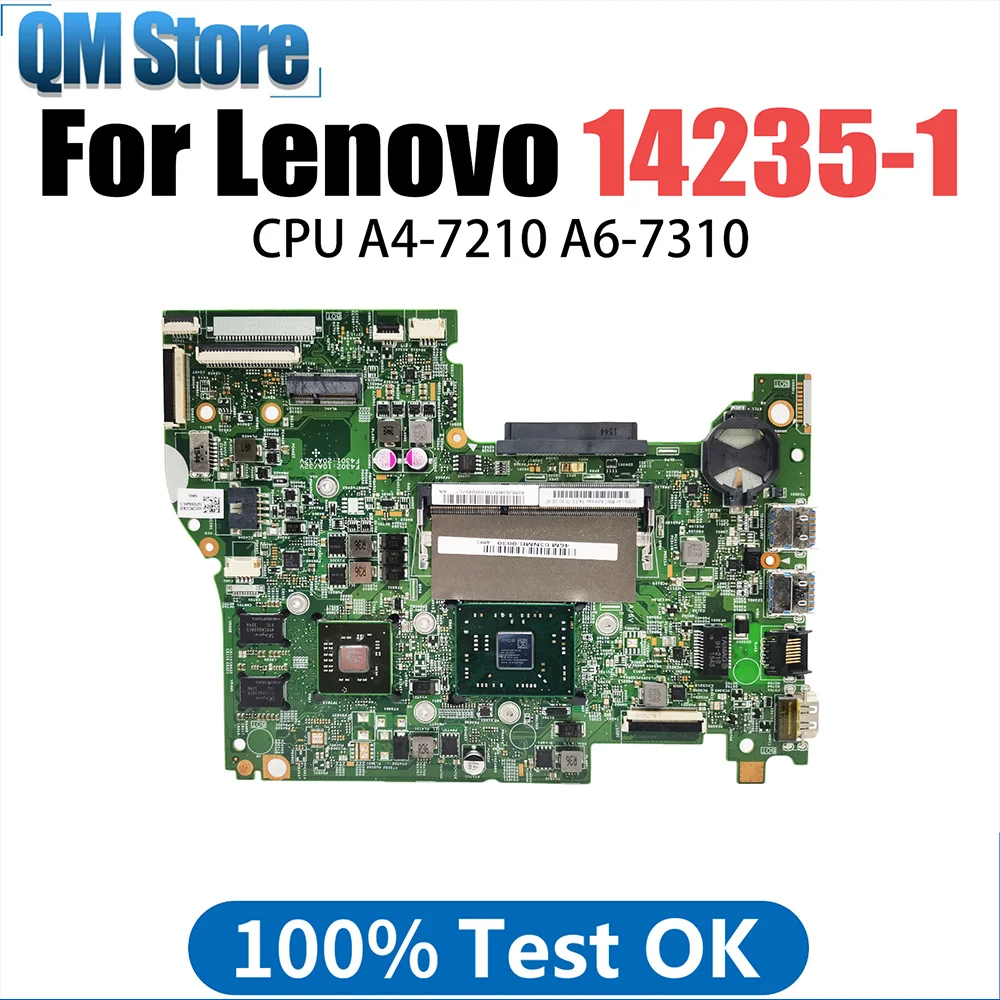 

Notebook Mainboard For Lenovo 14235-1 Laptop Motherboard With A4-7210 CPU 100% Tested OK