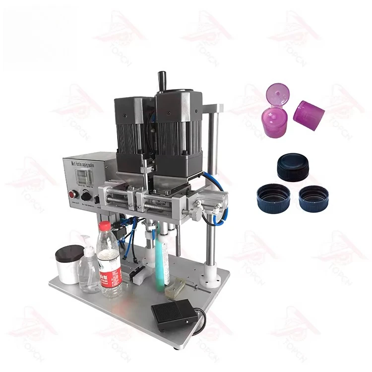 

Desktop Pneumatic Semi Automatic Capping Machine For Small Scale Production