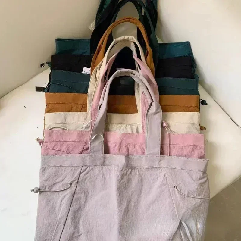 Bolsa de Yoga para mulheres, bolsa de ombro, saco de praia sólido, 18L