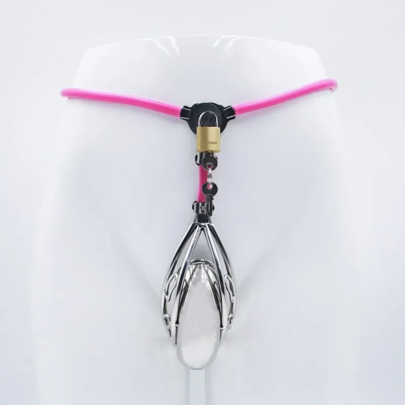 New Adjustable Waist Size Chastity Belt Anti-Cheating Male Cock Devices Metal Penis Lock Pants with Anal Plug Adult Sex Toys 18+