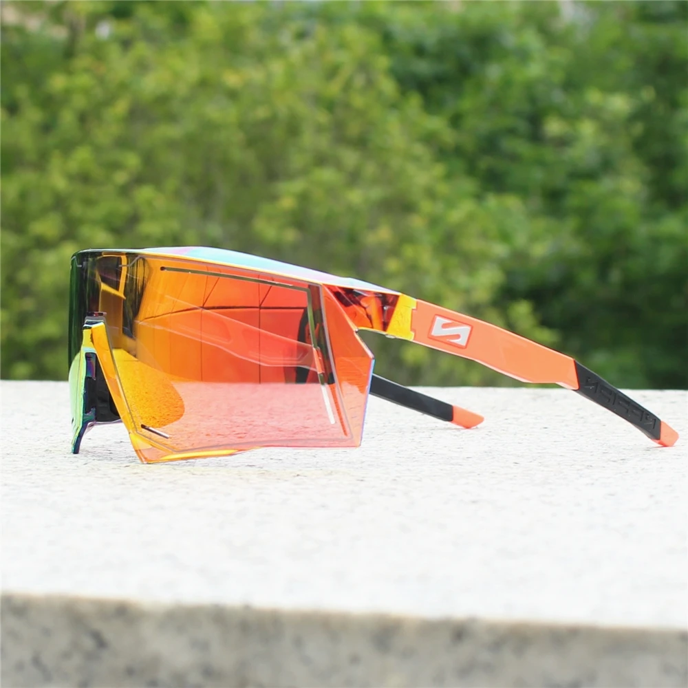AEROSTORM UV400 Cycling Sunglasses Outdoor Sports Men's MTB Road Bike Eyewear Women's Goggles
