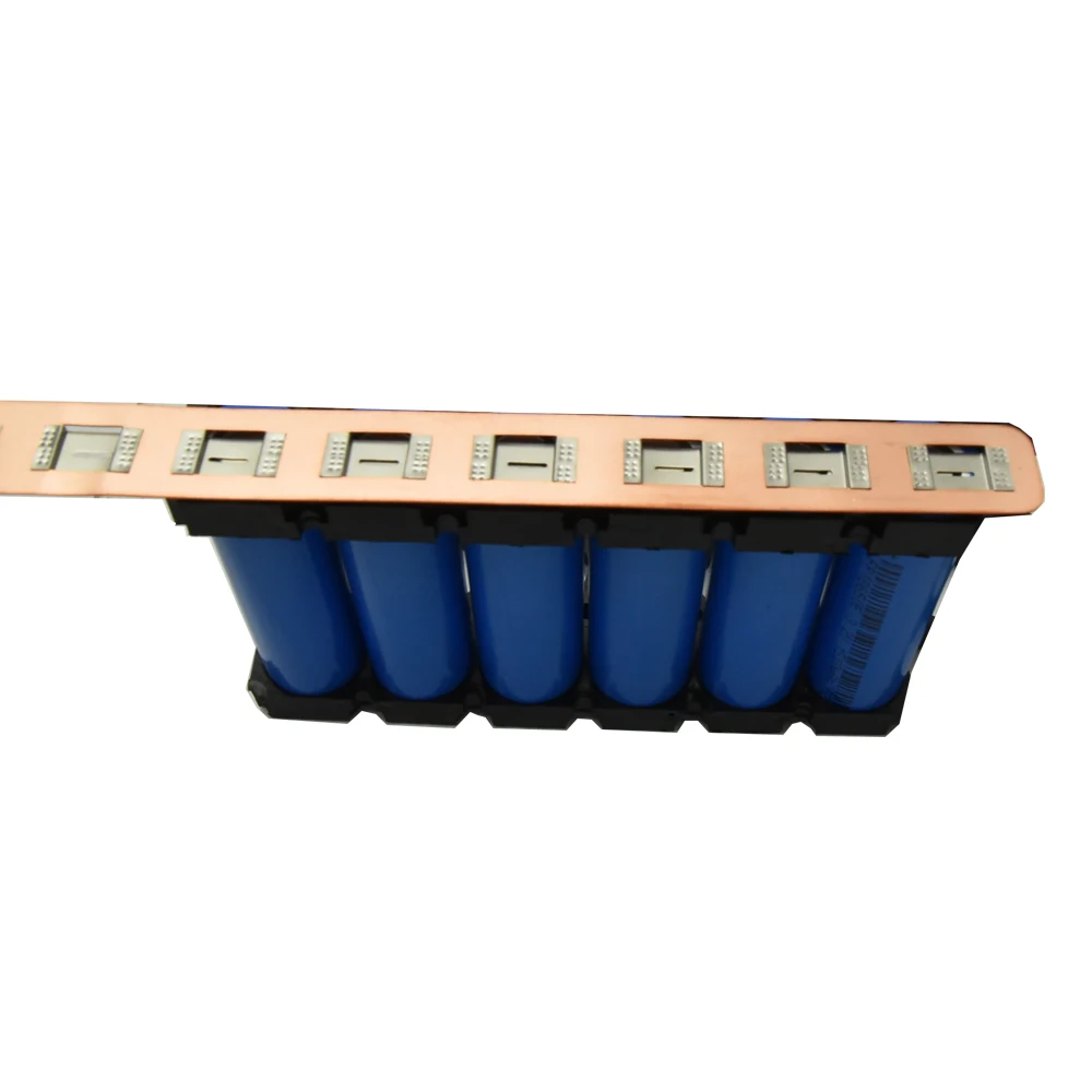 

Power Battery Copper Busbar 21700-1P Cell Terminal Copper Bar 0.3mm Spacing 23mm To Withstand Overcurrent 200A 5PCS Custom Model