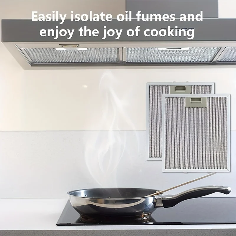 2pcs Range Hood Filter Replacement 9X10.25Inch (230X260Mm) 4-Layer Aluminum Mesh Hood Vent Filter, S97018029