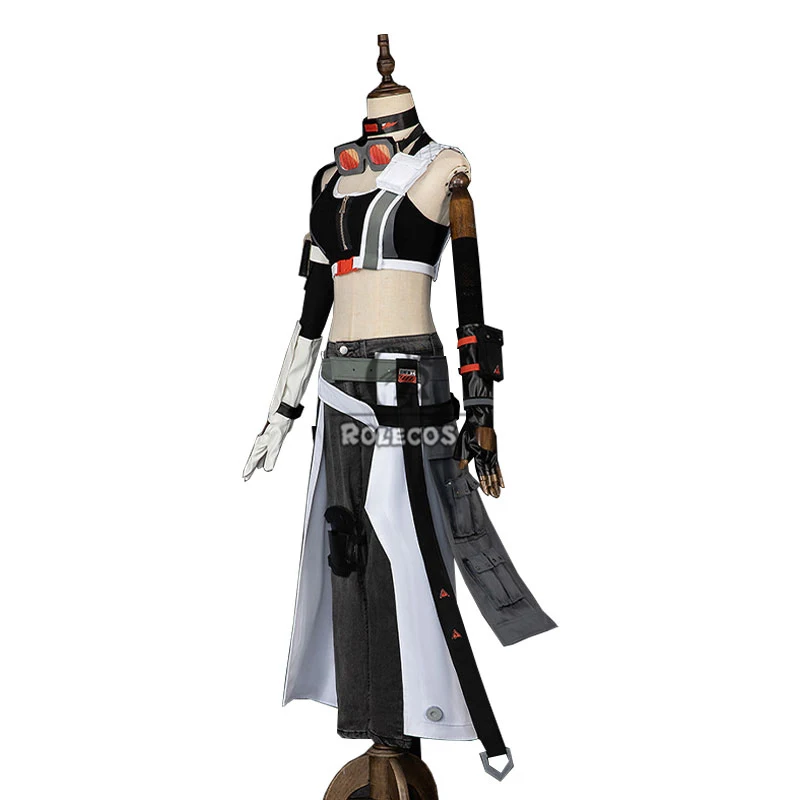 ROLECOS Game Zenless Zone Zero Grace Howard Cosplay Costume Grace Howard Halloween Sexy Women Uniform Outfit Fullset Suit