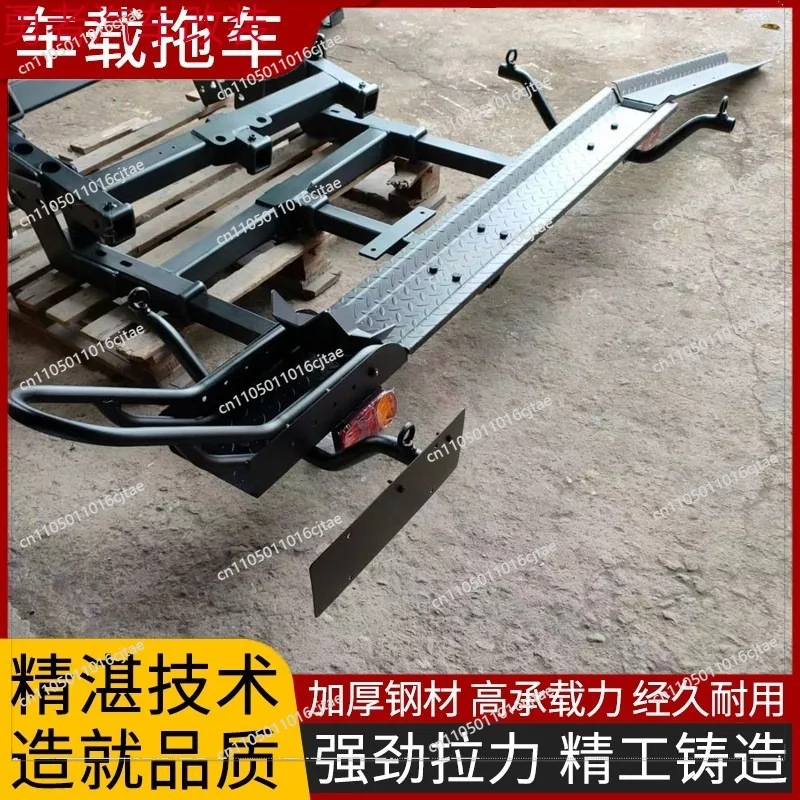 For Mountain Motorcycle Off-Road Vehicle Rear Trailer Off-Road Vehicle Bicycle Luggage Rack Trailer Suspension