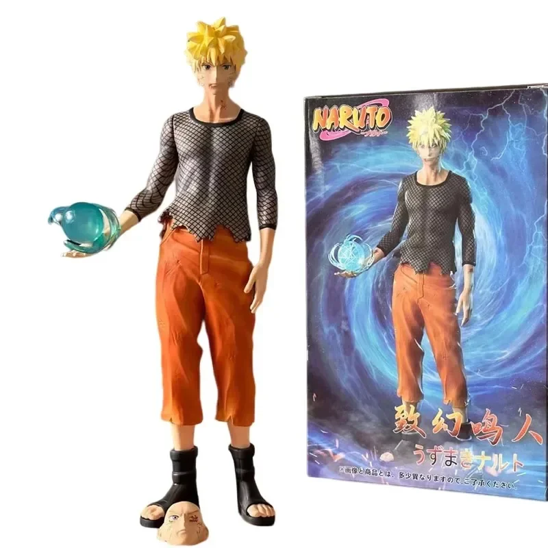 

27cm Naruto Shippuden Figures GK Uzumaki Naruto Action Figures NARUTO PVC Action Figure Collectible Model Toy Birthday Gifts BOX