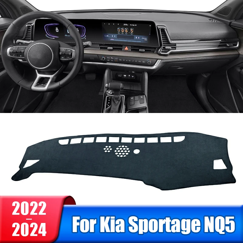 

Car Dashboard Cover For Kia Sportage NQ5 5 MK5 2022 2023 2024 Hybrid X GT Line Instrument Desk Sun Shade Mat Pad Accessories