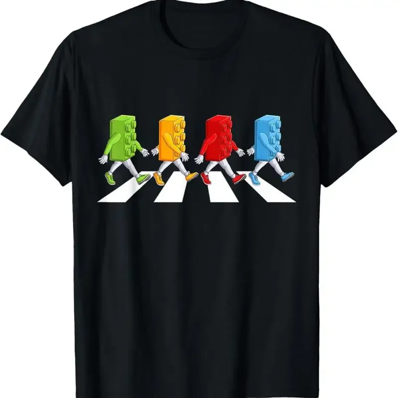 Funny Master Builder Brick Blocks Building Boys Kids Toddler T Shirt