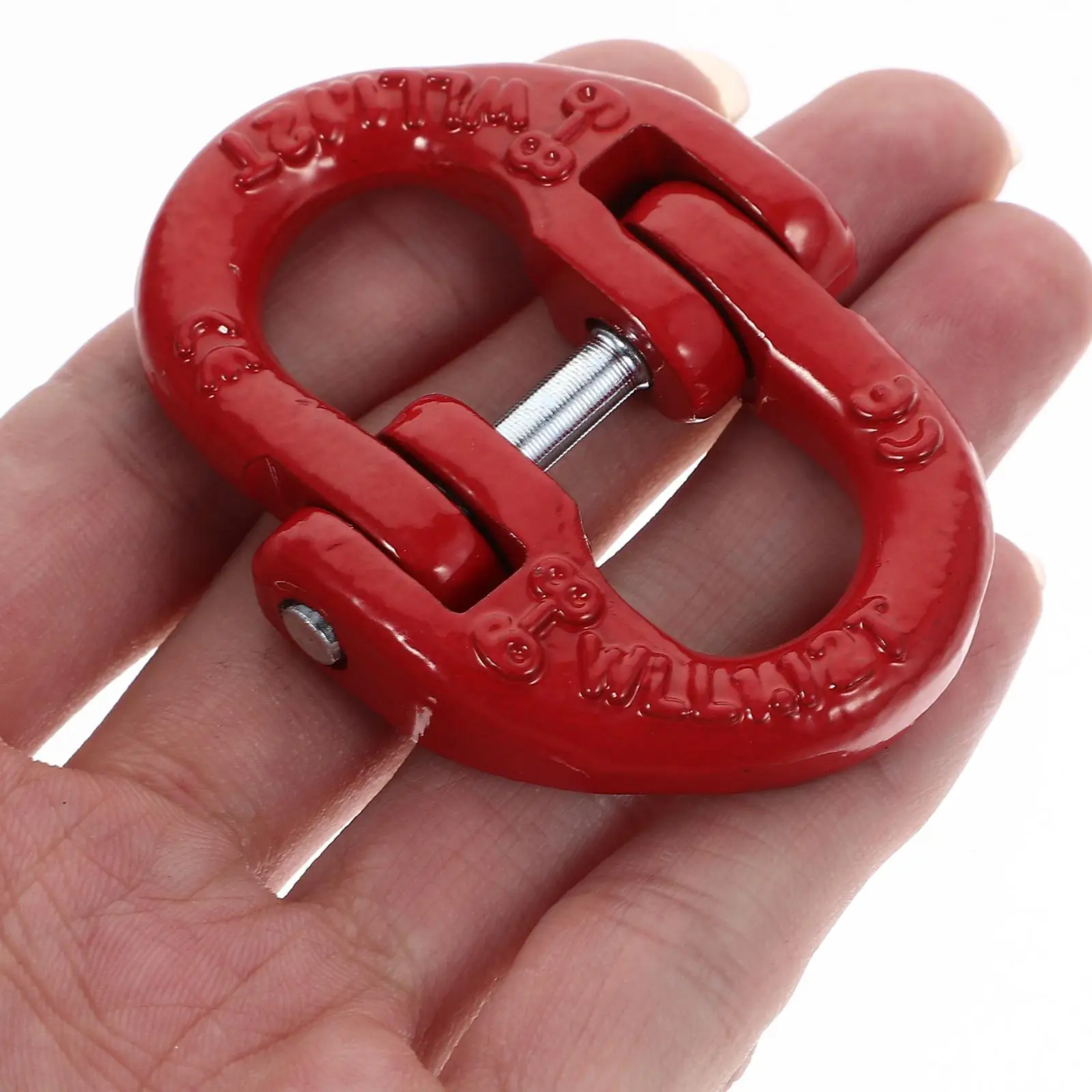 Lifting Connection Buckle Sling Crane Industrial Heavy Load Connector Chain Link Cable Duty Boat Trailer Safety Steel Lock