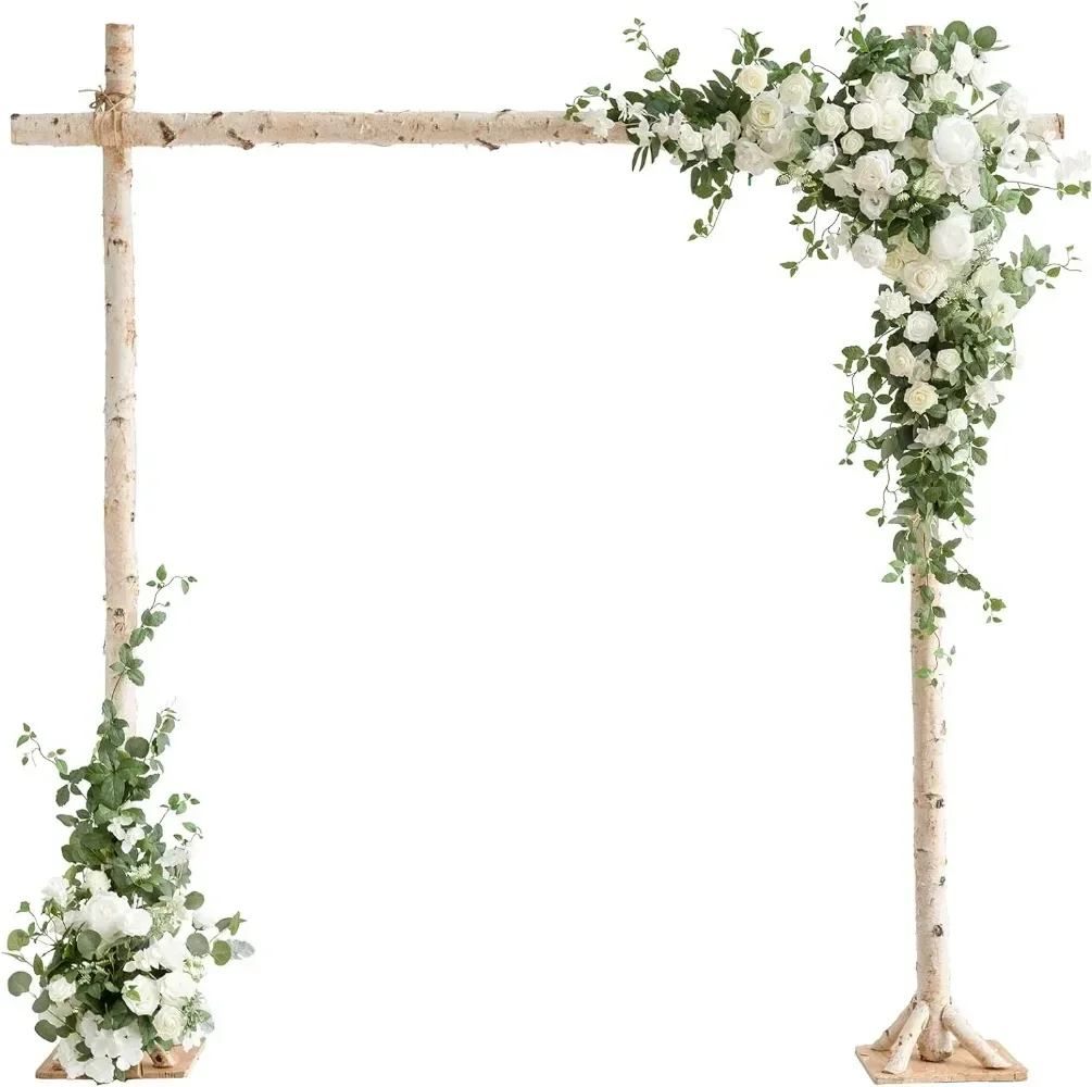 

Wedding Arch Flowers Swag Decorations Set Pack of 2 Floral Ceremony Reception Rose Backdrop Ground Arrangement