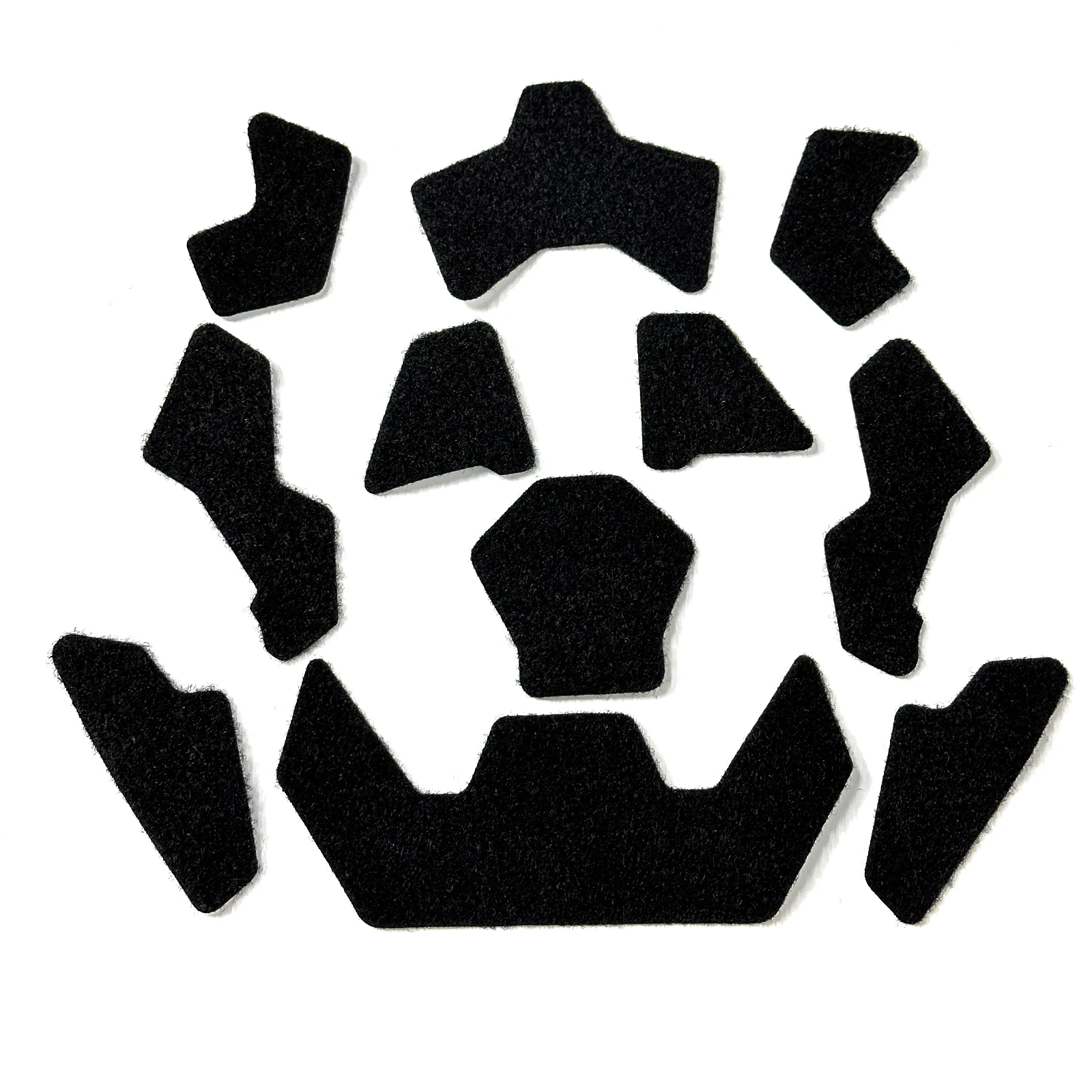 Super High Cut Taktischer FAST Helm Magic Sticker 11 Stück/Set Universelles Klebeband Helm-Polsterungsaufkleber für Footballhelm – Detail 2
