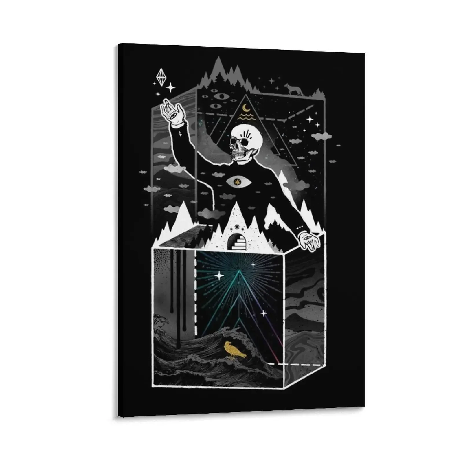 

Existential Isolation Canvas Painting accessories for home decor decorations for the room decorative frames wall room