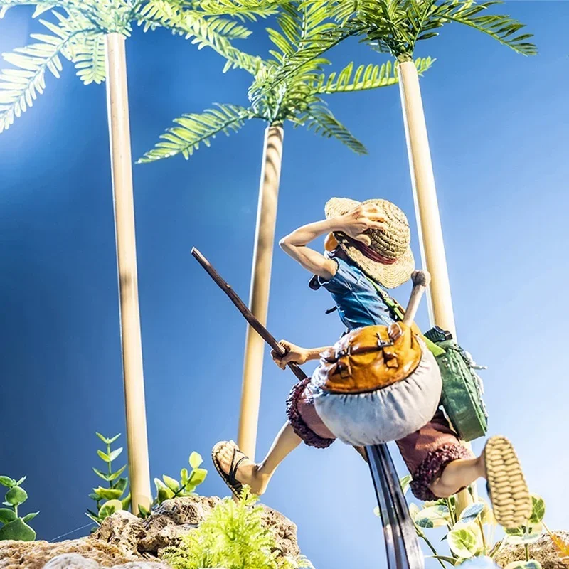 Bandai Original One Piece Anime Figure BCFC4 Monkey D Luffy Action Figure Collectible Model Ornaments Dolls Toys for Kids Gift