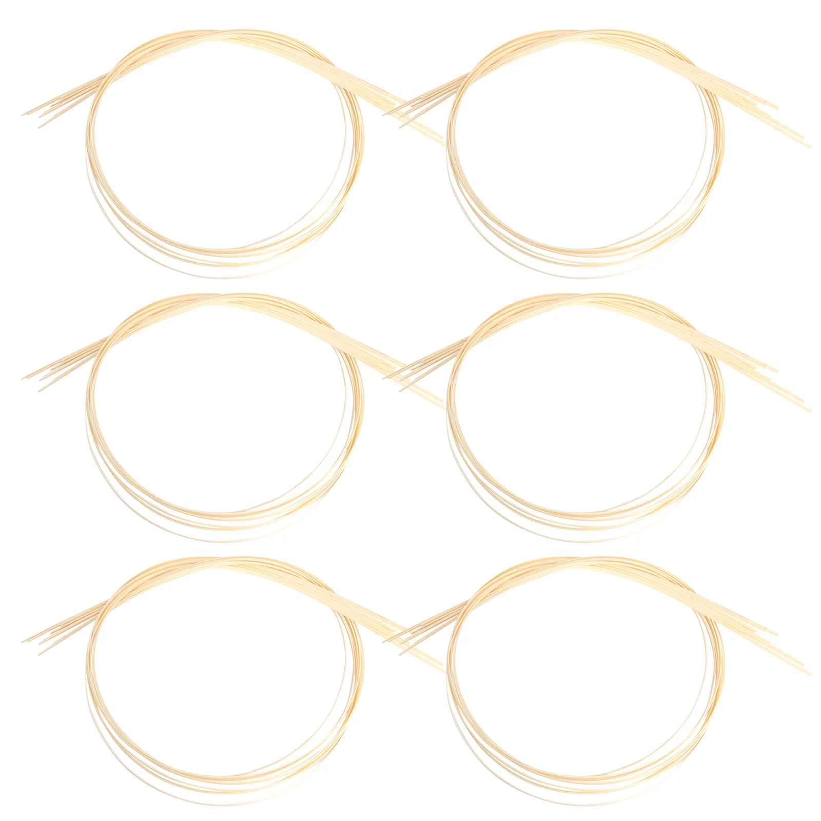 

10Pcs Guitar Binding White Durable ABS Replacement Strips for Acoustic Classic Guitar Musical Instrument Accessories