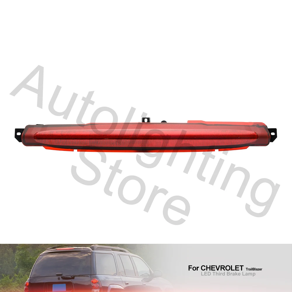 For Chevrolet TrailBlazer GMC Envoy 2002-2009 Buick Rainier 2004-2007 Saab 9-7X LED High Mount 3rd Brake Light Rear stop light