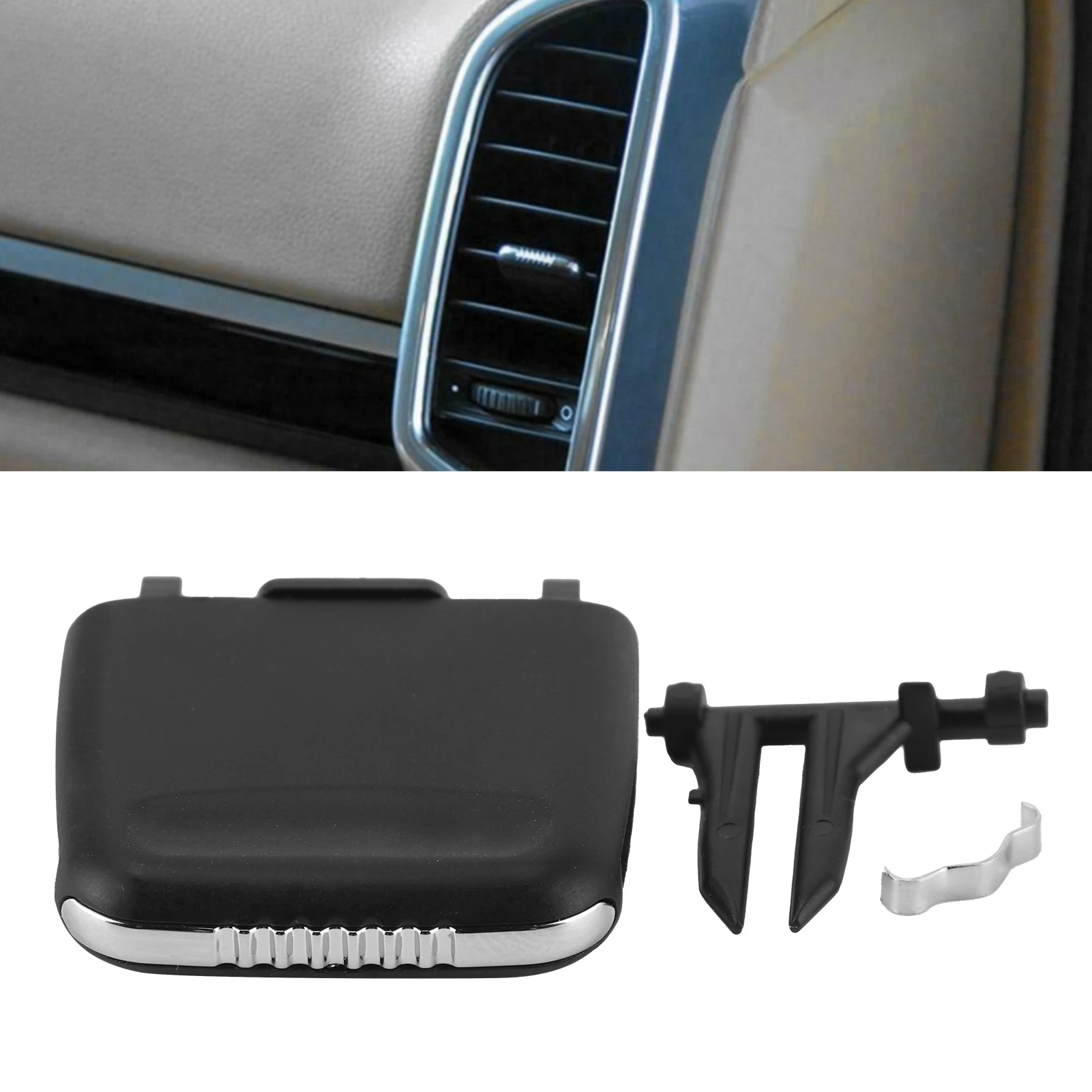 Carro A/C Air Vent Tab Clip Kit, Tomada de Ar Condicionado, Escolha Fit para Porsche Cayenne 2011-2016