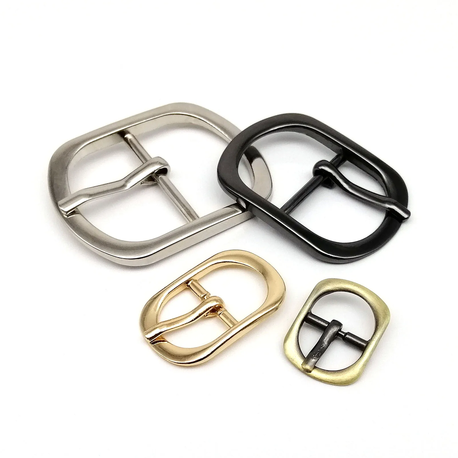 10 stücke Metall Leder Handtasche Geldbörse Schuh Strap Schulter Gürtel Einstellen Roller Pin Schnalle Snap Clips Rechteck Oval O ring Reparatur DIY – Detail 4