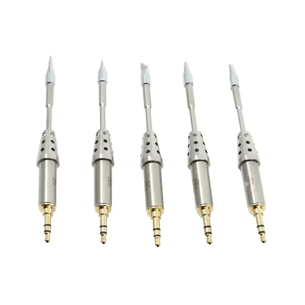 

TS80P B02 BC02 D25 K4 J02 Soldering Iron Tip Steel Soldering Iron Tip Replacement Solder Head 100mm Length 129x16mm Desoldering