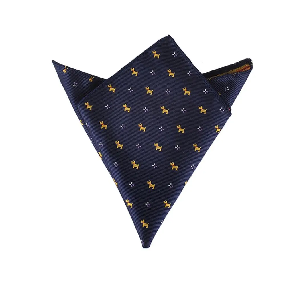 Western Style Vintage Cotton Formal Suit Gentlemen Suit Accessories Handkerchief for Wedding Dress Party Hanky Pocket Square