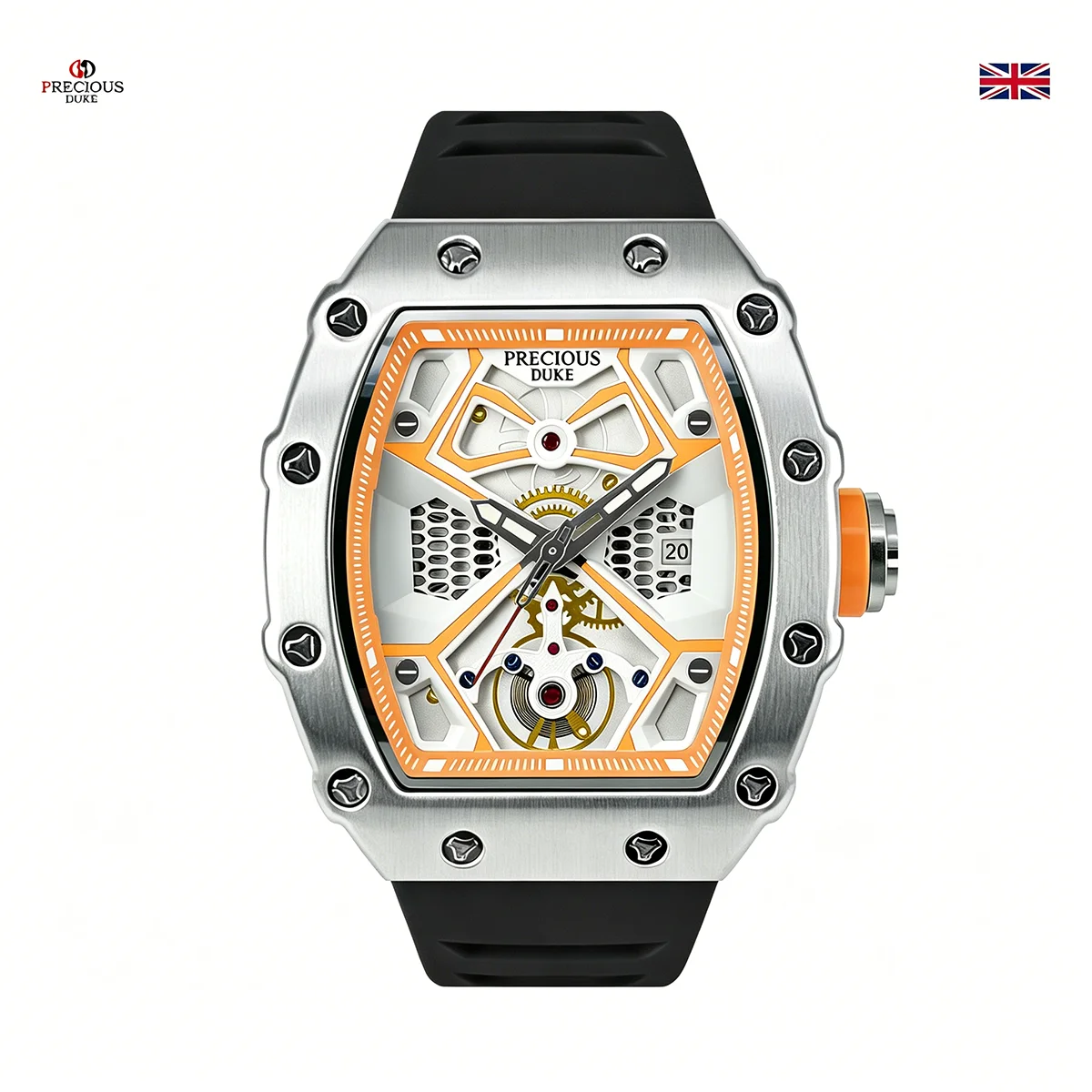 Creative Tonneau Quartz Watch Fashion Waterproof Men‘s Wristwatch Luminous Hands Business Watches Reloj Hombre Relogio Masculine