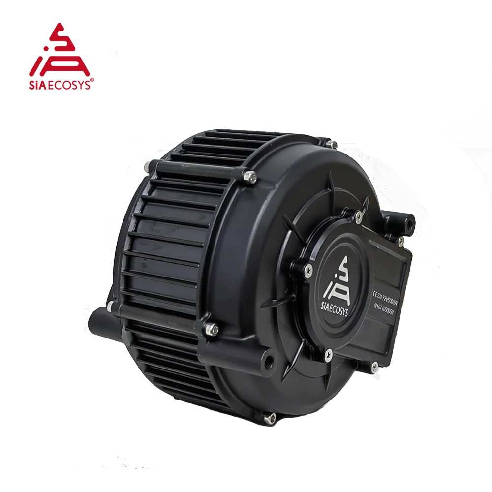 US Warehouse QS MOTOR 165 V2 5000W 72V 35H Hall PMSM Motore mid drive con adattatore pignone da SiAECOSYS