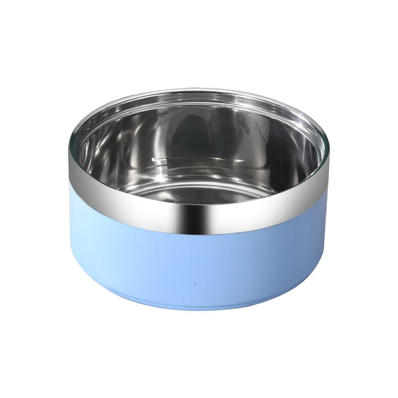 Double Layer Large Capacity Stainless Steel Dog Bowl, Pet Bowl, Anti Slip And Anti Knock, Cat Bowl, Water Feeding Basin, Dog Bow