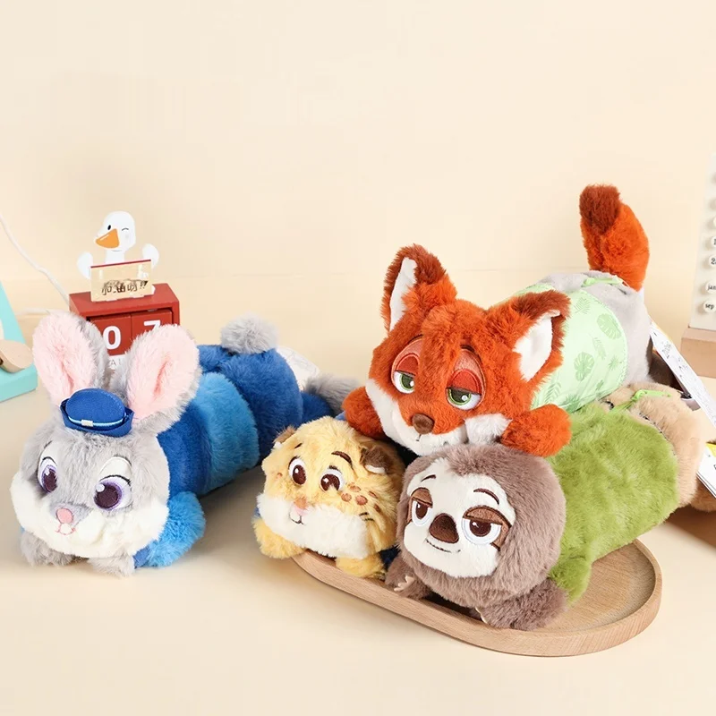 

Горячая новинка, в наличии, оригинальная серия Zootopia, мультяшные кавайные плюшевые чехлы для ручек, сумки для канцелярских принадлежностей, сумка для хранения косметики, подарок для мальчиков и девочек