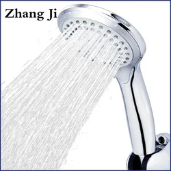 Zhangji Bathroom 5-Mode Shower Head Large Panel Water-Saving Nozzle Classic Standard Design G1/2 Shower Accessories Random Color