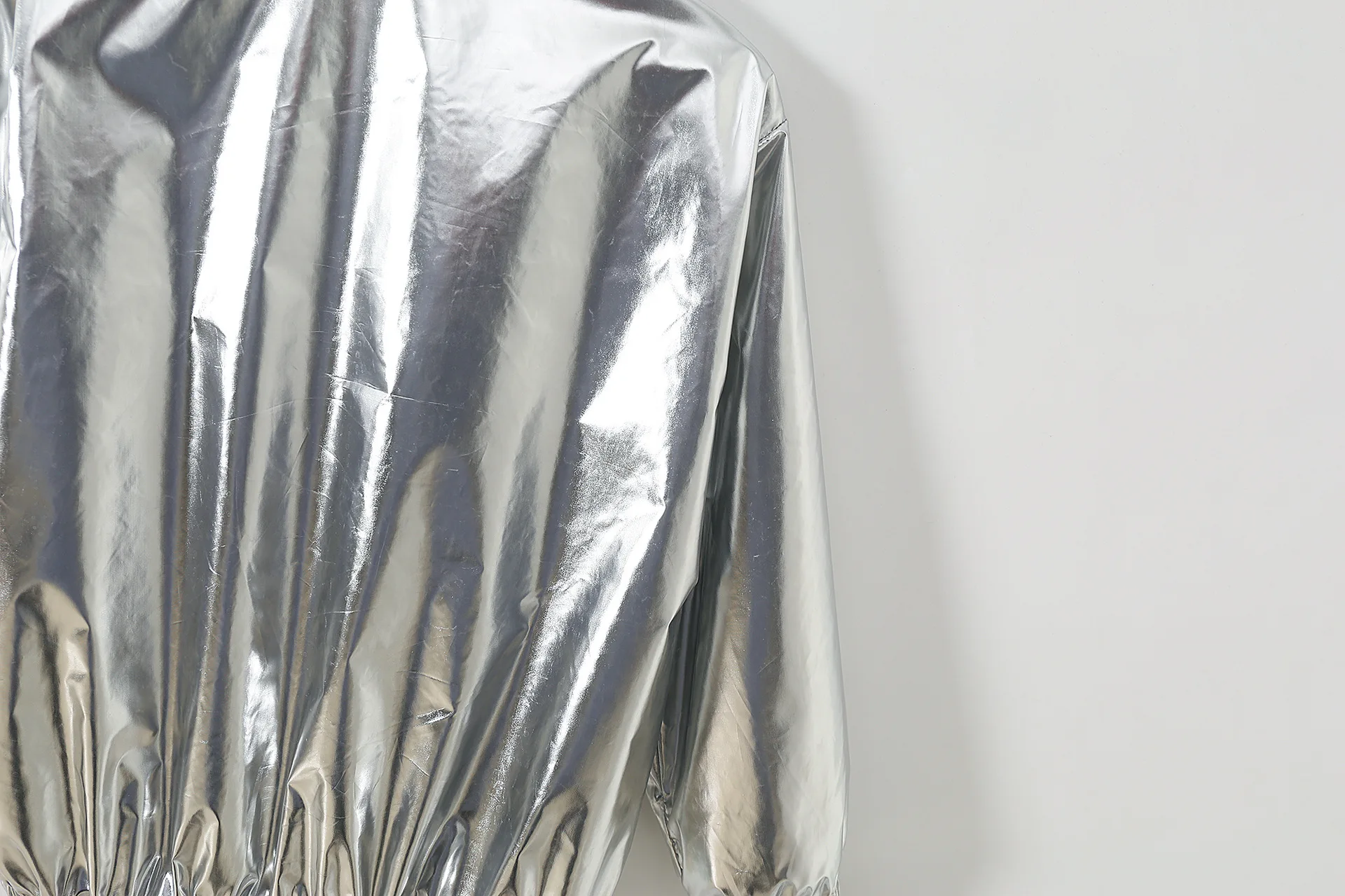 Mädchenjacke für 5-12 Jahre, Herbst, dünn, farbenfroh, glänzend, wasserdicht, Reißverschluss, Revers, Mädchen-Oberbekleidung, neue Kinderkleidung – Detail 10