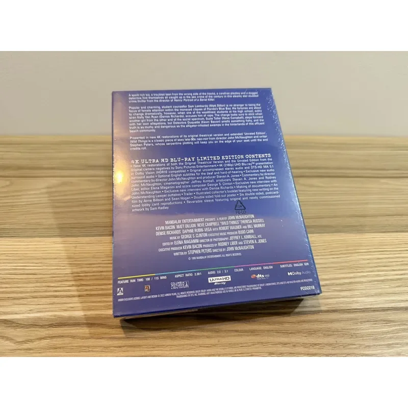 British Version Arrow 4K Blu Ray Play to Kill