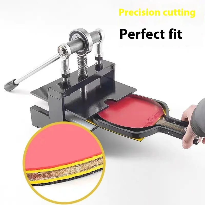전문가용 수동 탁구 러버 절단기 (장비 및 절단 도구 포함)