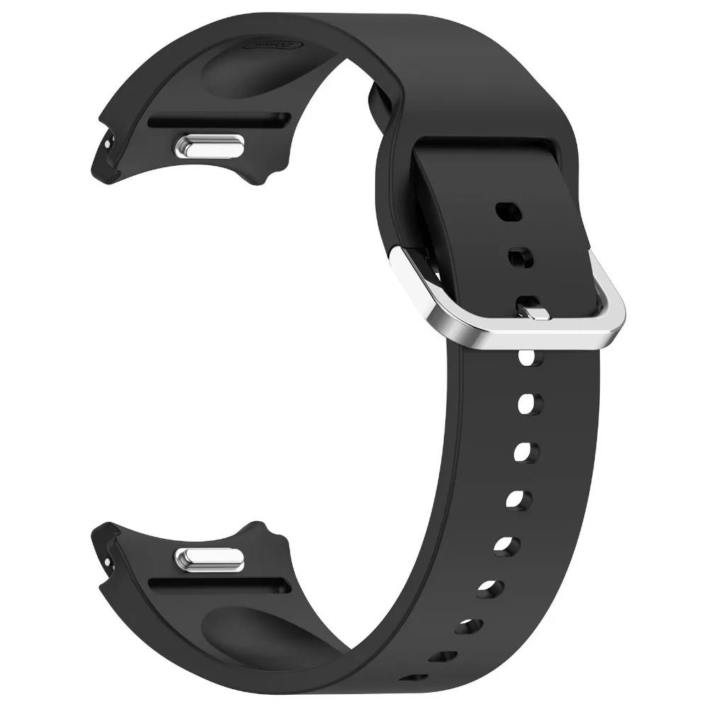 Silicone Strap For Samsung Galaxy watch 7/6/5/4/FE WatchBand Soft smartwatch Sport Bracelet Wristband SX button silicone strap