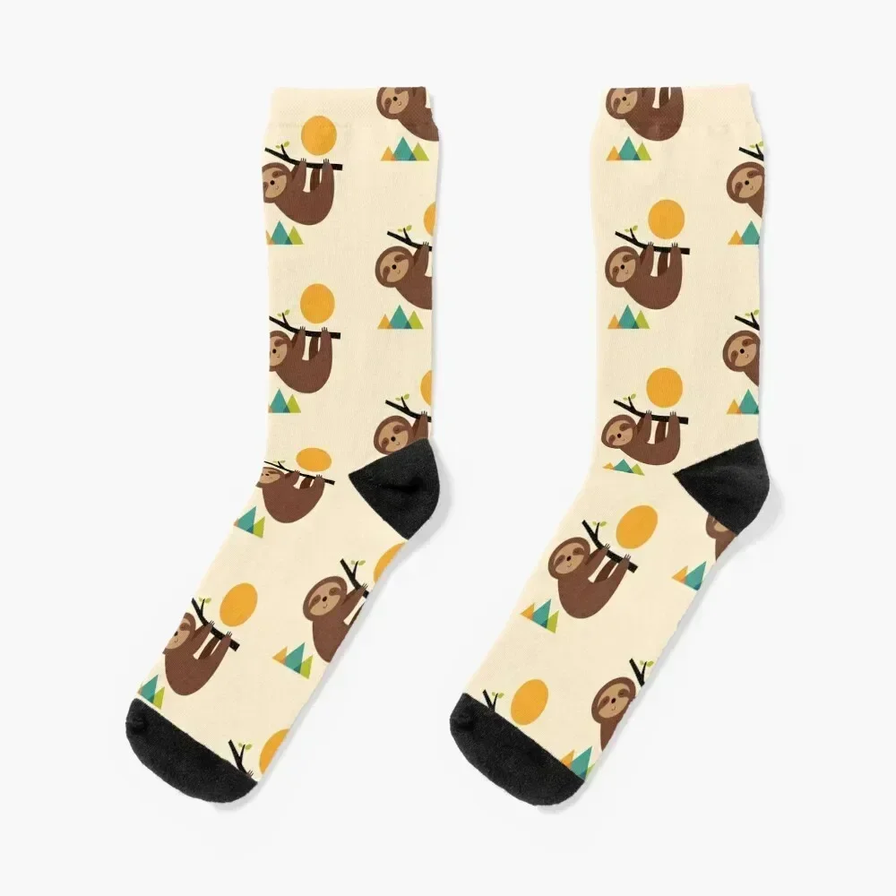 

Keep Calm And Live Slow Socks with print New year's Wholesale football Socks For Women Men's