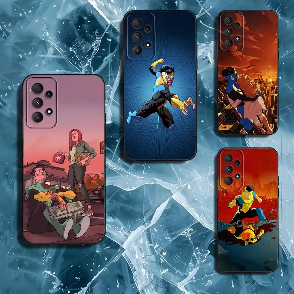 

I-Invincible M-Mark Atom Eve Phone Case For Samsung Galaxy A13,A21s,A22,A31,A32,A52,A53,A71,A80,Soft Black Shell