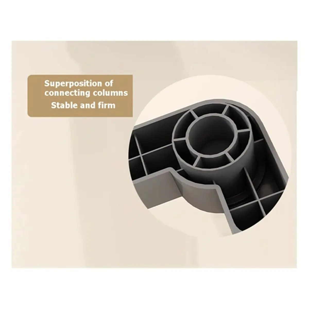 4Pcs Anti Pads for Washing Machine - Non-Slip Height-Increasing Support Stand