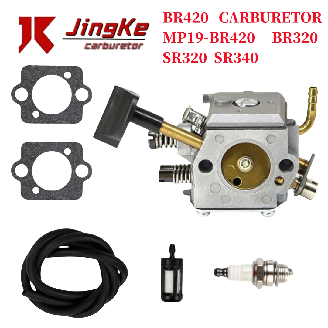 

Aerox Carburetor 3000Br420 carburetor set gasket spark plugbr320 Sr320 Sr340 Mp19 Carburetor Lawn Mow Direct low price Selling