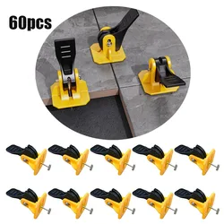 60 Pcs Plastic Tile Leveler Level Wedges Tile Spacers Tile Leveling System Leveler Locator Spacers For Building Walls Floors